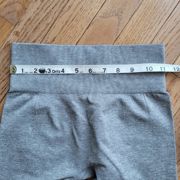 BO+TEE Super Sculpt Seamless Leggings Light Gray Heather XXS/XS - Picture 8 of 11